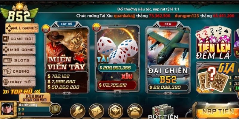 Các tựa game bài sảnh casino thu hút nhiều người chơi tham gia